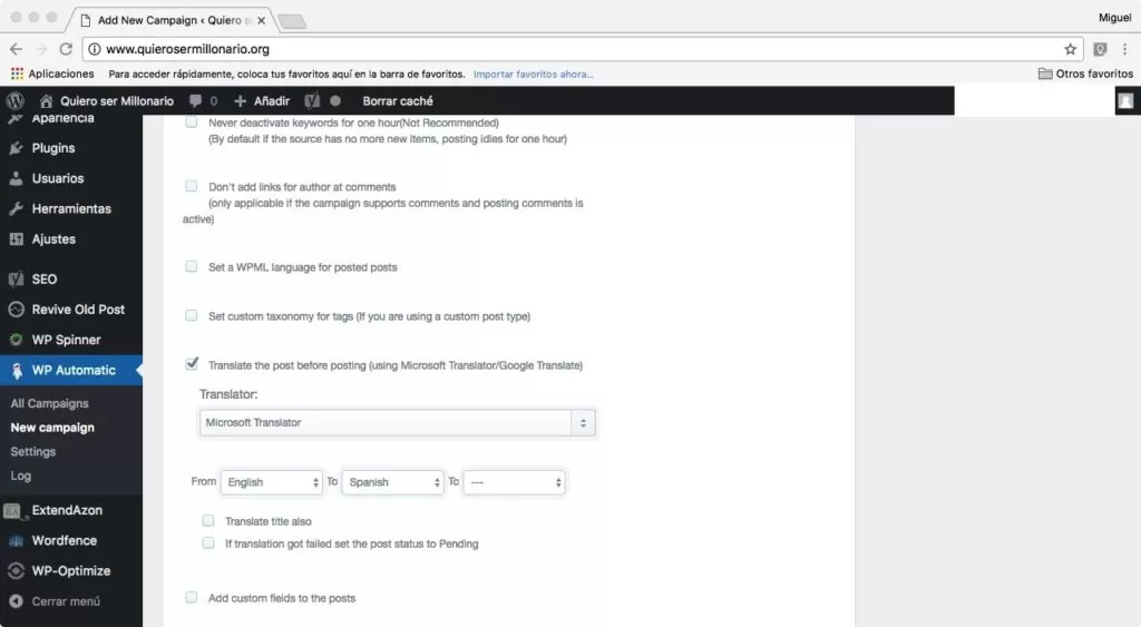 wp automatic ¿Cómo hacer una pagina para adultos? 14