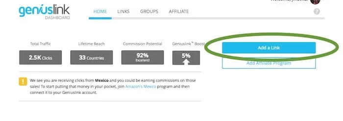 Genius link ad a link Genius Link Geolocaliza tus enlaces de Amazon 4