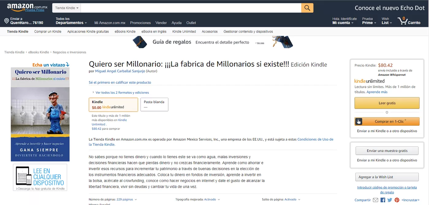 Ya esta a la venta el libro de Quiero ser Millonario 4