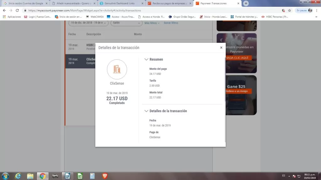 Pago Clixsense Derrota la crisis generando ingresos extras 3