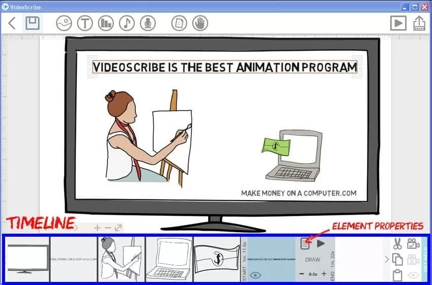 VideoScribe VideoMakerFX: Creador de Video de Animación asequible 3