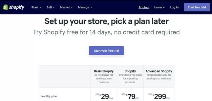 precios shopify WooCommerce vs. Shopify 5