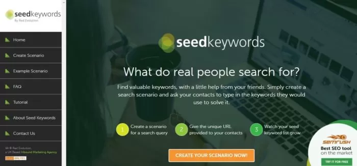 Seedkeywords ¿Como conseguir palabras clave para tu pagina? 13