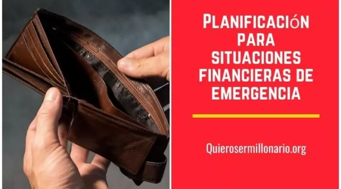 Planificación para situaciones financieras de emergencia 2