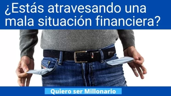 ¿Estás atravesando una mala situación financiera? 2