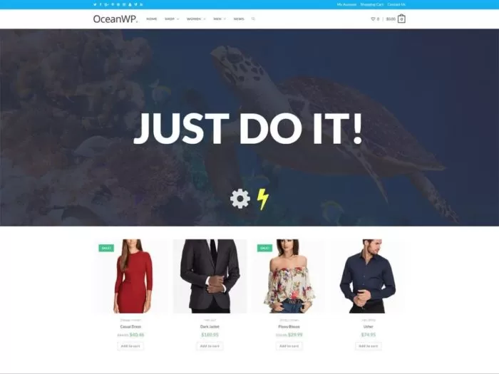 Ocean WP ¿Porque Astra es un gran tema para construir tu tienda en Línea? 4