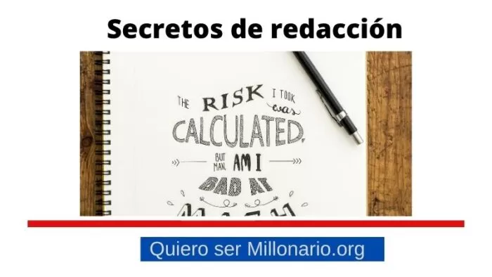 2 Secretos de redacción que "Debe saber" que garantizan el éxito! 2