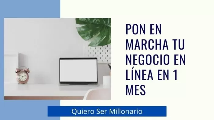 Pon en marcha tu negocio en línea en 1 mes 2