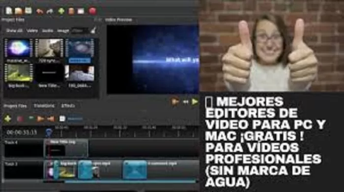 MEJORES EDITORES de VÍDEO PARA PC Y MAC ¡GRATIS ! para VÍDEOS PROFESIONALES (Sin Marca de Agua) 2 MEJORES EDITORES de VÍDEO PARA PC Y MAC ¡GRATIS ! para VÍDEOS PROFESIONALES (Sin Marca de Agua) 2