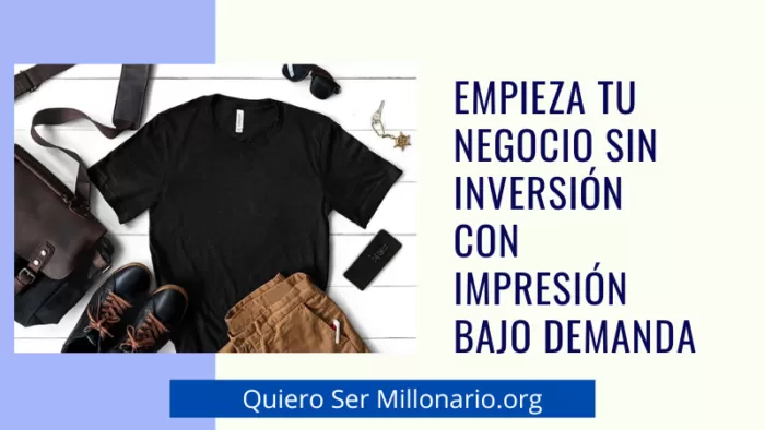 Empieza tu Negocio sin Inversión con Impresión Bajo demanda 2