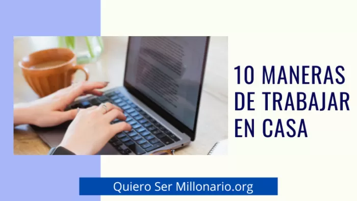 10 Maneras de Trabajar en Casa 2