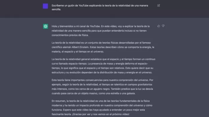 ChatGPT, un sistema de chat con inteligencia artificial que ha sorprendido a muchos. 4