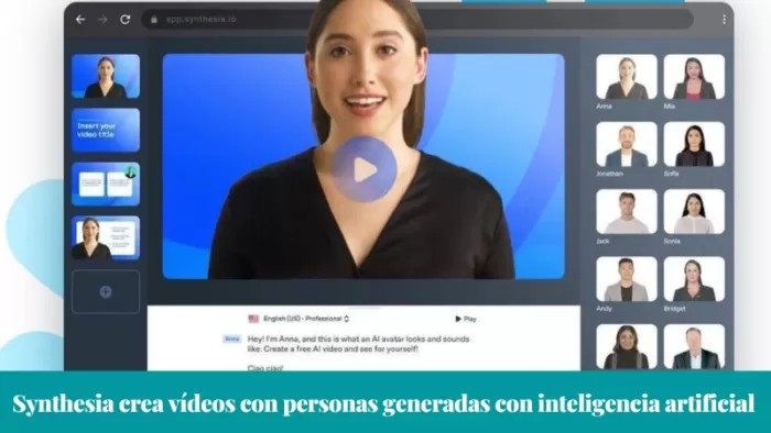 Synthesia crea vídeos con personas generadas con inteligencia artificial 2 Synthesia crea vídeos con personas generadas con inteligencia artificial 2