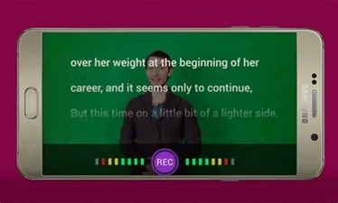 telepromter bigvu BigVu, aplicación de teleprompter y subtitulado 3