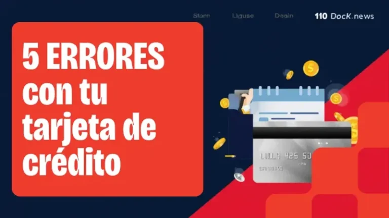 5 errores con tu tarjeta de crédito y cómo evitarlos 3