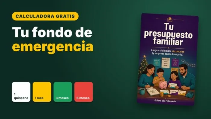 Calculadora de fondo de emergencia: cuánto necesitas y en cuánto tiempo lo juntas 2 Calculadora de fondo de emergencia