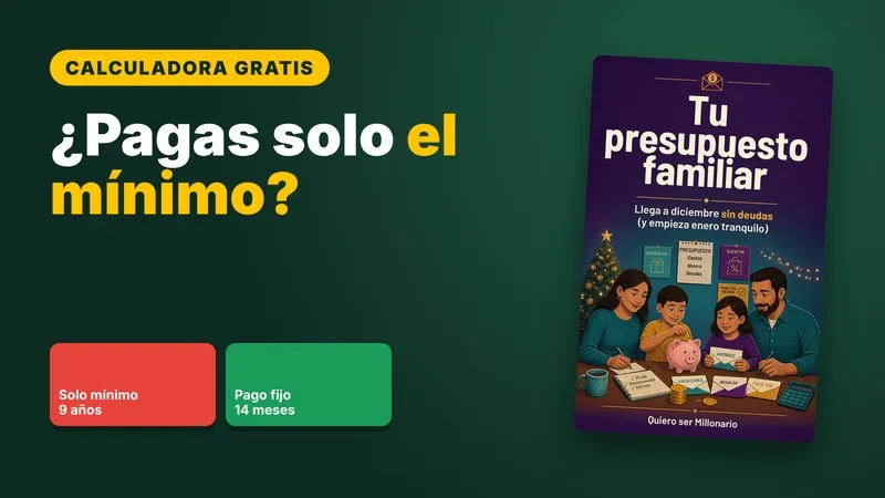 ¿Cuánto te cuesta pagar solo el mínimo?