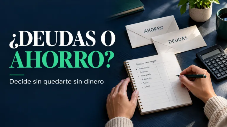 ¿Pagar deudas o ahorrar? Cómo decidir sin quedarte sin liquidez 3