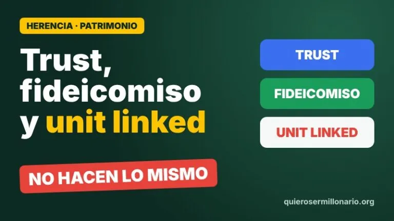 Trust, fideicomiso y unit linked: no hacen lo mismo 1 Trust, fideicomiso y unit linked: no hacen lo mismo 1