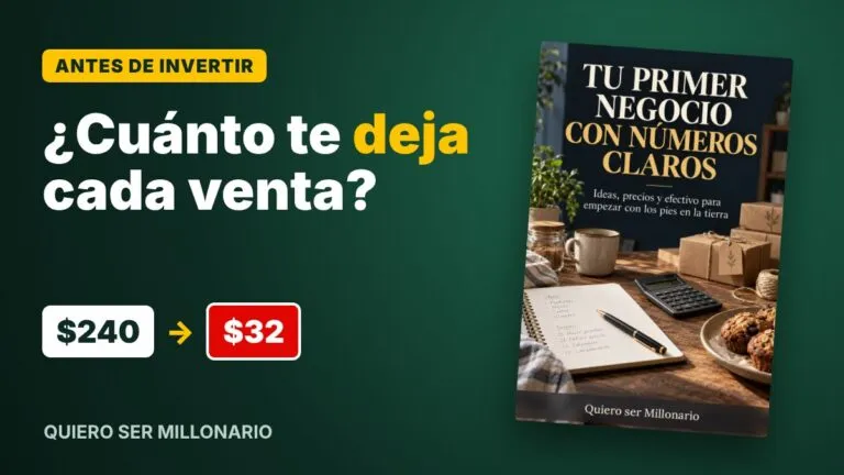 ¿Cuánto te deja cada venta? La cuenta antes de empezar tu negocio 1 ¿Cuánto te deja cada venta? La cuenta antes de empezar tu negocio 1